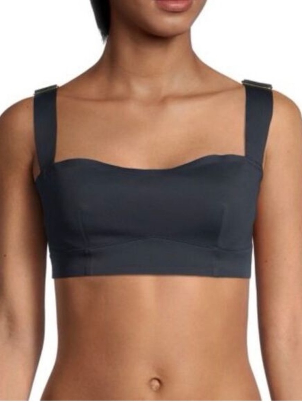 Free People Intimately Black Sweetheart Longline Bra Bralette NWT S